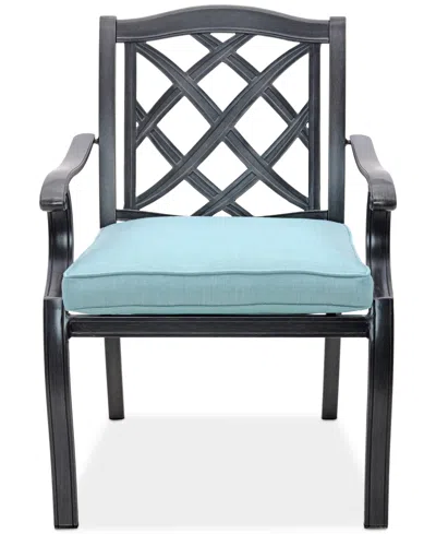 AGIO WYTHBURN MIX AND MATCH LATTICE OUTDOOR DINING CHAIR, CREATED FOR MACY'S