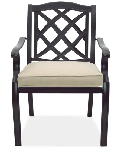 AGIO WYTHBURN MIX AND MATCH LATTICE OUTDOOR DINING CHAIR, CREATED FOR MACY'S