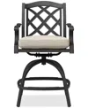 Agio Wythburn Outdoor Firepit Bar Height Bar Stool, Created For Macy's