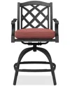 Agio Wythburn Outdoor Firepit Bar Height Bar Stool, Created For Macy's