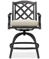 Agio Wythburn Outdoor Firepit Bar Height Bar Stool, Created For Macy's