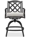 Agio Wythburn Outdoor Firepit Bar Height Bar Stool, Created For Macy's