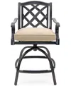 Agio Wythburn Outdoor Firepit Bar Height Bar Stool, Created For Macy's
