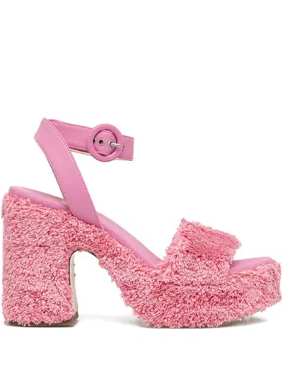 Agl Attilio Giusti Leombruni 115mm Sista Zerby Sandals In Pink