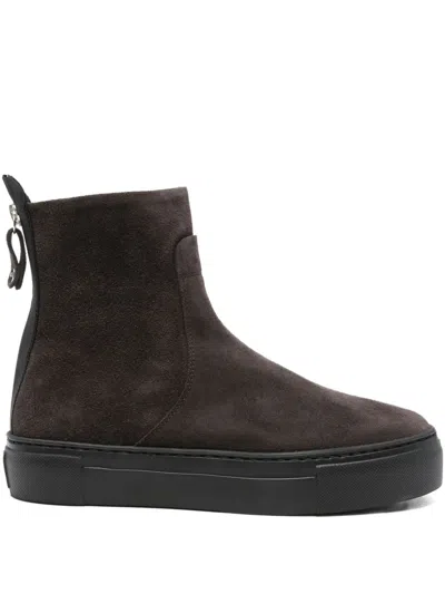 Agl Attilio Giusti Leombruni 35mm Zip-detail Ankle Boots In Brown