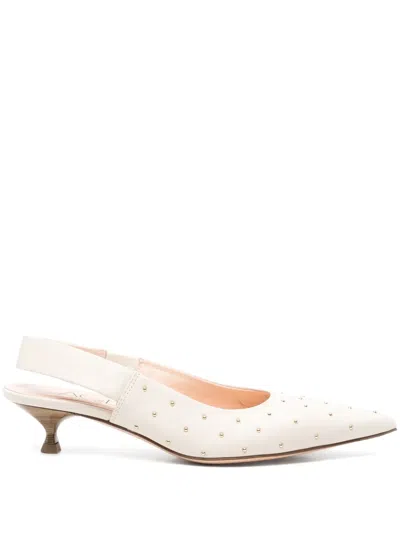 Agl Attilio Giusti Leombruni Agl Lenor Slingback Pumps In Beige