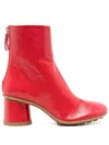 Agl Attilio Giusti Leombruni 60mm Curvy Ankle Boots In Rot
