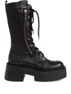 Agl Attilio Giusti Leombruni 65mm Lace-up Boots In Black