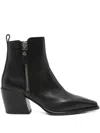 Agl Attilio Giusti Leombruni 65mm Pointed-toe Boots In Black