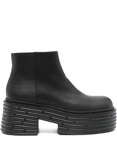 Agl Attilio Giusti Leombruni 70mm Round-toe Boots In Black