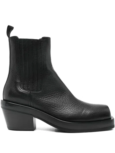 Agl Attilio Giusti Leombruni 70mm Square-toe Boots In Black