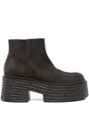Agl Attilio Giusti Leombruni 75mm Suede Boots In Brown