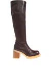 Agl Attilio Giusti Leombruni 85mm Leather Boots In Brown