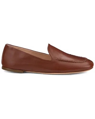 Agl Attilio Giusti Leombruni Agl Amelia Leather Loafer In Brown