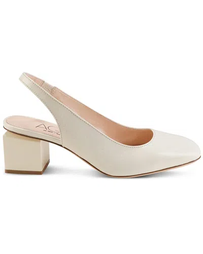 Agl Attilio Giusti Leombruni Agl Angie Patent Slingback In Neutral