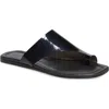 Agl Attilio Giusti Leombruni Asymmetrical Toe Thong Sandal In Blue