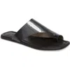 Agl Attilio Giusti Leombruni Asymmetrical Toe Thong Sandal In Gray