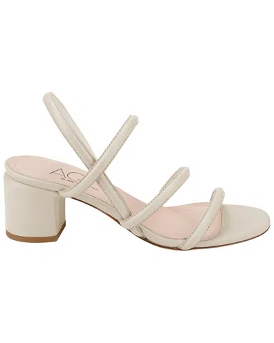 Agl Attilio Giusti Leombruni Agl Azzurra Sandal Leather Sandal In White