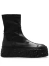 Agl Attilio Giusti Leombruni Agl Black Lambskin Slip-on Ankle Boots