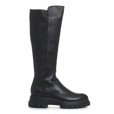 Agl Attilio Giusti Leombruni Malika Knee-length Boots In Black