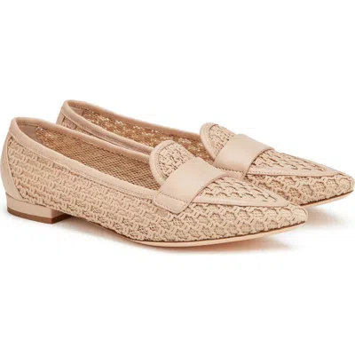 AGL ATTILIO GIUSTI LEOMBRUNI AGL BLANCA PLOTS MOC POINTED TOE FLAT