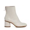 Agl Attilio Giusti Leombruni Agl Leather Ankle Boot In White