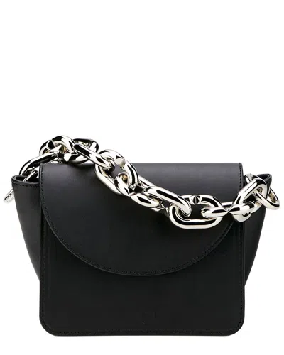 Agl Attilio Giusti Leombruni Agl Chicchy Leather Clutch Bag In Black
