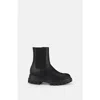 Agl Attilio Giusti Leombruni Agl Chunky Beat Water-resistant Suede Ankle Boot In Black