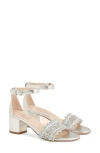 Agl Attilio Giusti Leombruni Crochet 50mm Metallic-leather Sandals In Argento-silver