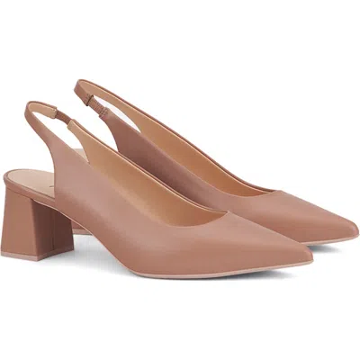 AGL ATTILIO GIUSTI LEOMBRUNI AGL DODI SLINGBACK POINTED TOE PUMP