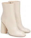 Agl Attilio Giusti Leombruni Agl Woman Ankle Boots Beige Size 8 Leather
