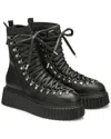 Agl Attilio Giusti Leombruni Dromo Lace-up Combat Boot In Black
