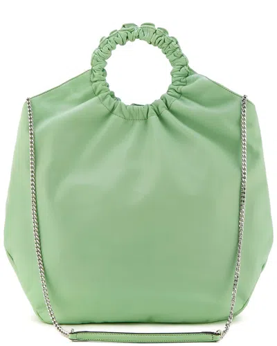 Agl Attilio Giusti Leombruni Agl Gretty Leather Tote In Green