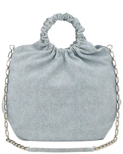 Agl Attilio Giusti Leombruni Agl Gretty Leather Tote In Gray