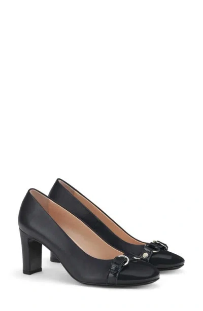 Agl Attilio Giusti Leombruni Agl Irina Cap Toe Pump In Navy-nigh-navy