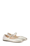 Agl Attilio Giusti Leombruni Agl Iris Metallic Mary Jane In Sandy
