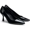 Agl Attilio Giusti Leombruni Agl Woman Pumps Black Size 6.5 Leather In Black