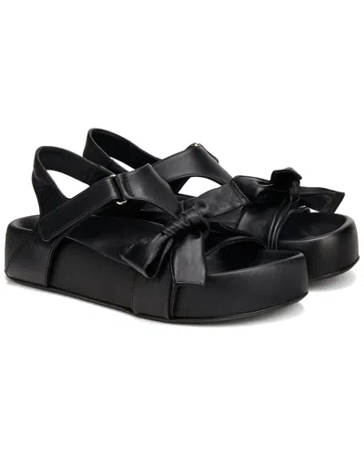 AGL ATTILIO GIUSTI LEOMBRUNI AGL JANE RIBBON LEATHER SANDAL