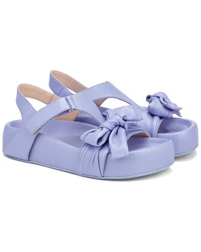 Agl Attilio Giusti Leombruni Agl Jane Ribbon Leather Sandal In Purple
