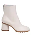 Agl Attilio Giusti Leombruni Agl Leather Ankle Boot In Beige