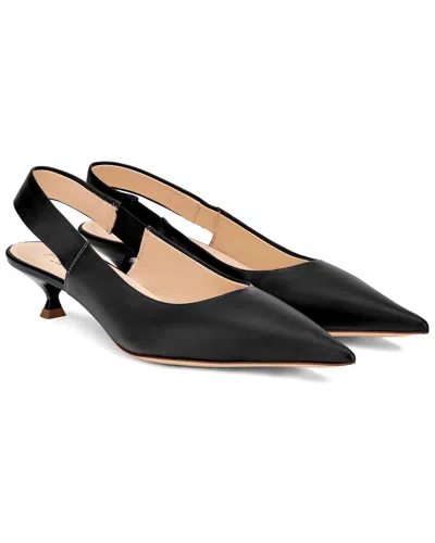 Agl Attilio Giusti Leombruni Agl Lenor Leather Sling Back In Black