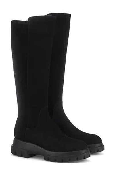Agl Attilio Giusti Leombruni Agl Malika Knee High Boot In Nero-nero-nero