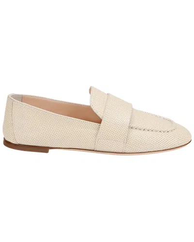 Agl Attilio Giusti Leombruni Agl Mara Spring Leather Moccasin In Neutral