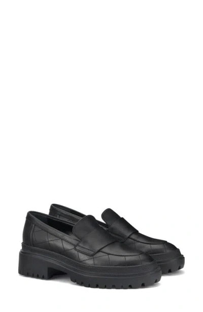 Agl Attilio Giusti Leombruni Agl Mary Soft Moccasin In Lambskin Leather In Black