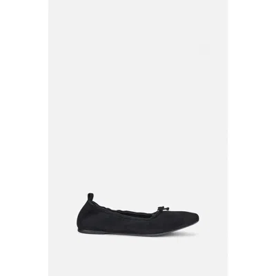 Agl Attilio Giusti Leombruni Agl Memy Nappa Ballet Flat In Black