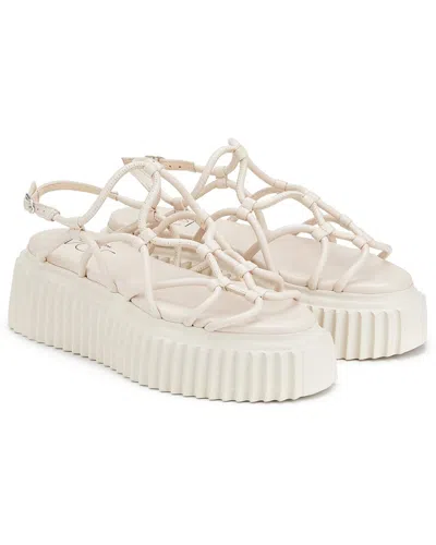 Agl Attilio Giusti Leombruni Agl Messy Leather Sandal In Neutral