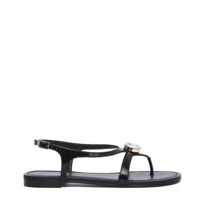 Agl Attilio Giusti Leombruni Agl Metallic Calf Leather Sandals
