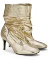 Agl Attilio Giusti Leombruni Agl Michelle Leather Bootie In Gold