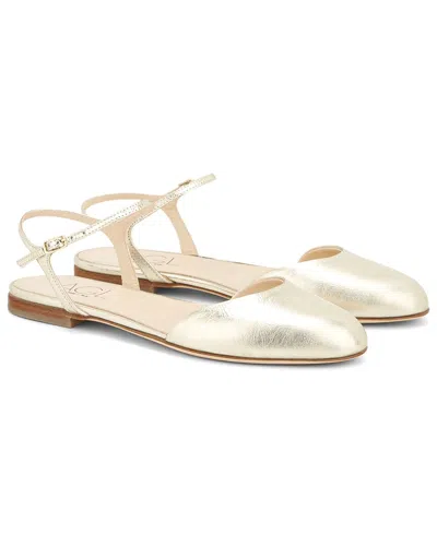 Agl Attilio Giusti Leombruni Agl Milly Leather Slingback In Gold