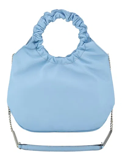 Agl Attilio Giusti Leombruni Agl Mini Gretty Leather Tote In Blue